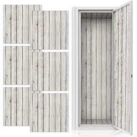 6 Pcs Locker Magnetic Wallpaper Locker Wood Wall Magnetic Sticker for Back to School Locker Accessories Classroom Office Supplies