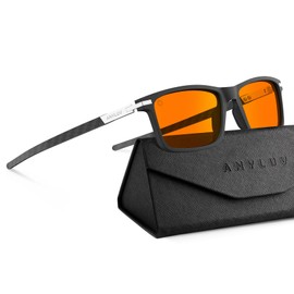 ANYLUV Blue Light Blocking Glasses for Men/Women Upgraded Carbon Fiber Temples Glasses Anti Eyestrain & Gaming Protection