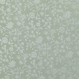 Embossed Rectangular Oilcloth PVC Wipe Clean Tablecloth 140 cm x 180 cm 55 x 70 cm Sage Green