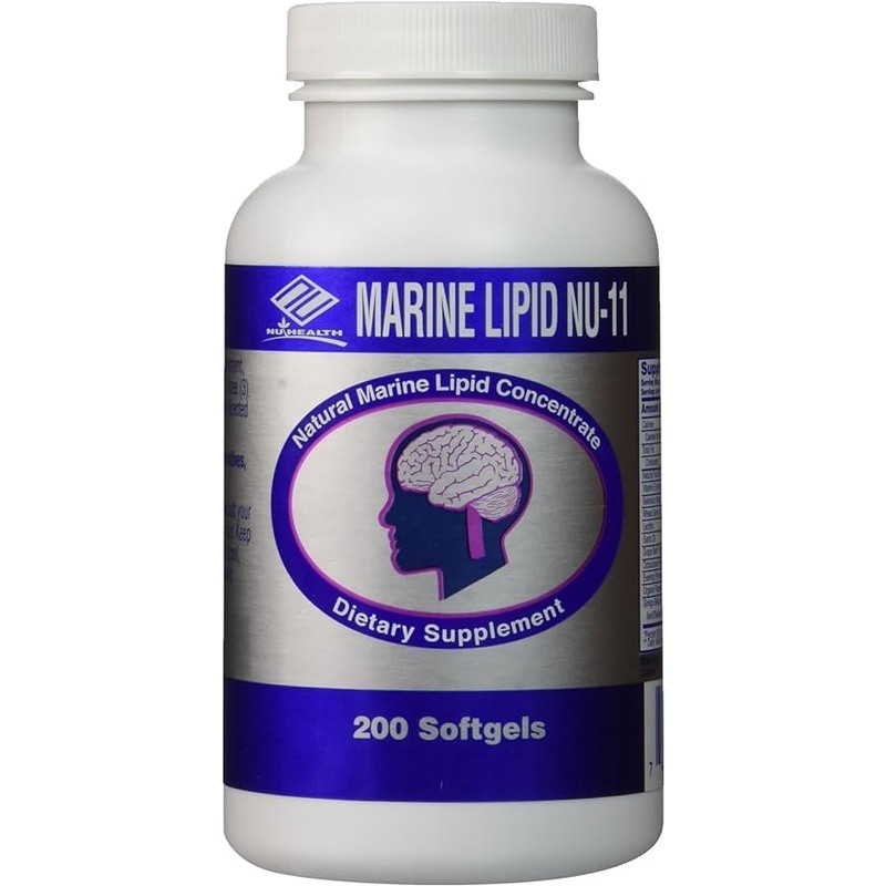 3 packs Marine Lipid NU-11 (200 Softgels)