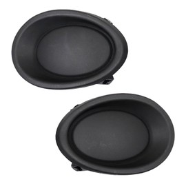 SecosAutoparts 2PCS Bumper Fog Light Lamp Covers Caps Compatible with Nissan Rogue Sport 2017 2018 2019# 622576MA5A 622566MA5A NI1038155 NI1039155 Front Left & Right Side