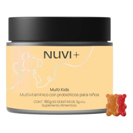 Gomitas De Vitaminas + Minerales Para Niños Sin Azucar Nuvi+