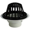 Plastic Oddities PRD902P 4" PVC Roof Drain with Plastic Dome