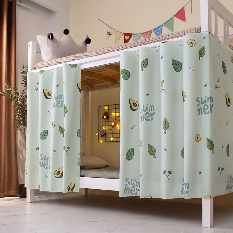 ITODA Students Bunk Bed Curtain Bottom Canopy Bed Curtains Dustproof