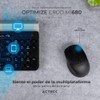 Acteck Mouse Multidispositivo Optimize Ergo MI680 / 2.4 GHz +