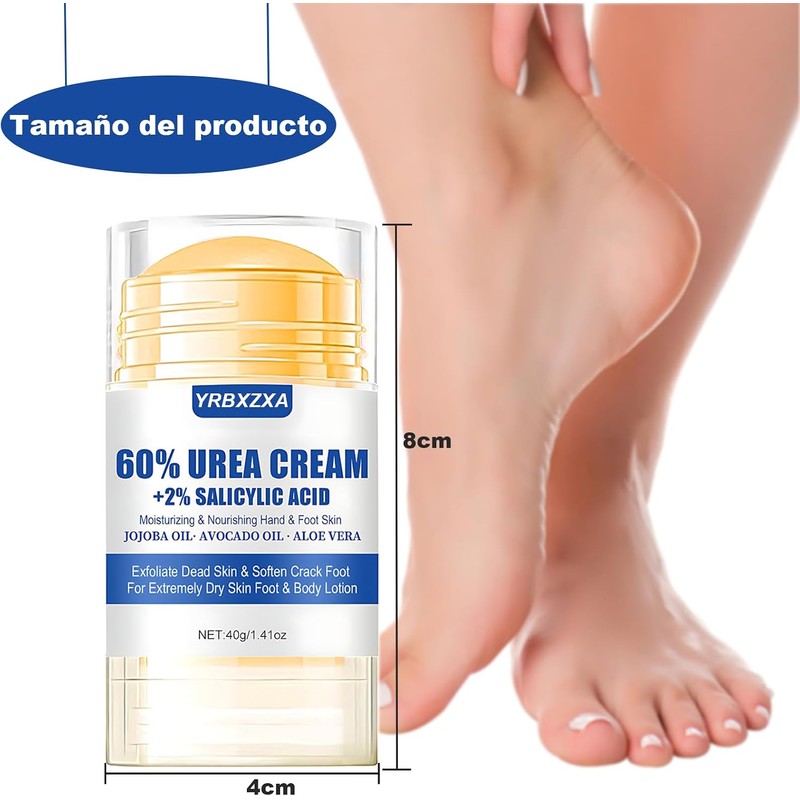 Crema Hidratante para Pies con Urea 60% y Ácido Salicílico