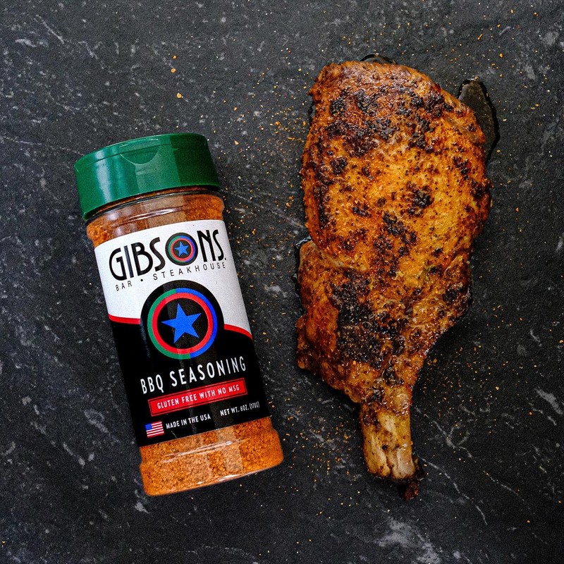 Gibsons Steakhouse BBQ Seasoning (6 Ounce Jar) – Original Cooking