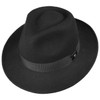 Godfather Hat Lierys felt hat men´s hat (S/54-55 - black)