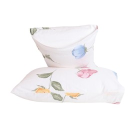 WBYCOTBED 2 Pack White Queen Pillowcases Super Soft 100 Percent Cotton Pattern Body Pillow Case Cover 20" X 30"