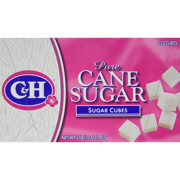 C&H, Pure Cane, Sugar Cubes, 252 Count, 32oz Box