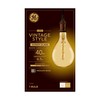 GE Vintage Style LED Light Bulb, 40 Watt, Amber Finish,
