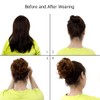 QTHQTFL 2pcs Messy Bun Hair Piece Scrunchie Hair Bun Hair