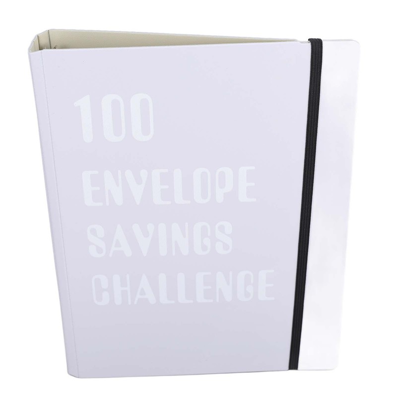 100 Envelopes Money Saving Challenge Binder Reusable A5 Budget Binder