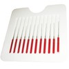 Bergeon 3008 Assortment of 12 Cutting Broaches with Handle -