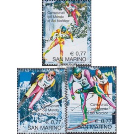 San Marino 2062-2064 (complete.issue.) unmounted mint/never hinged ** MNH 2003 Nordic Ski-WM (Stamps for collectors) Winter sports (skiing/ice hockey/bobsleigh ...)