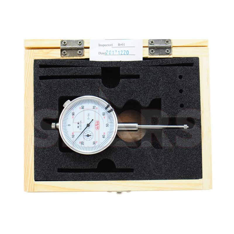 Shars 1" Dial Indicator .001" Long Stem ADG2 Standard for