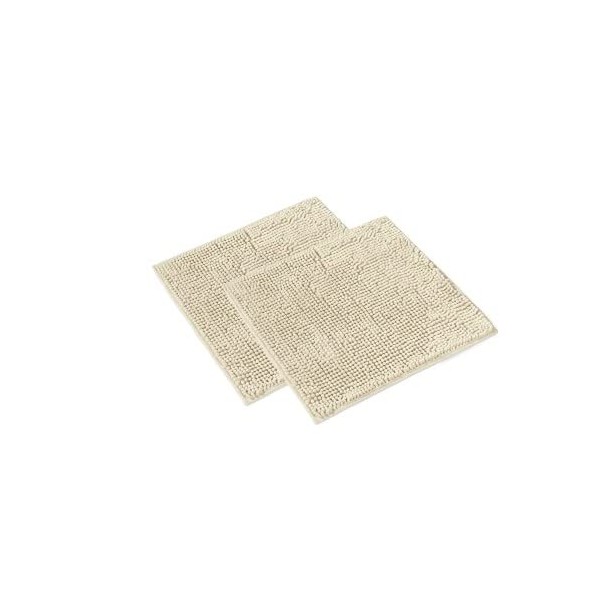 WohnDirect Bath Mat Set of 2 – Cream 45 x
