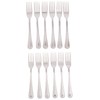 Winco 0005-05 12-Piece Dots Dinner Fork Set, 18-0 Stainless Steel