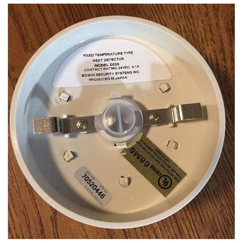 Radionics Bosch Radionics D255 Heat Detector Head 190•F. Fire Alarm