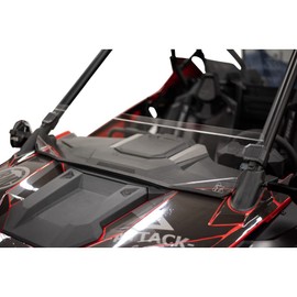 Tusk Removable Half Windshield Clear - Scratch Resistant Compatible with Polaris RZR Pro XP/XP 4 2020-2024/RZR Pro R/Pro R 4 2022-2024