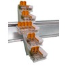 2 x DIN rail / DIN rail holder for 5