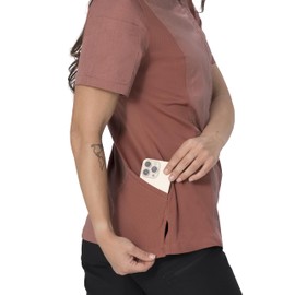 Chef Works Women's Springfield Chef Coat, Brick, Large