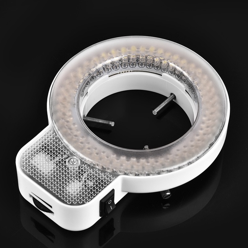 Microscope Camera 144 LED Beads Light Source Brightness Adjustable Ring