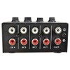 4 Channel Stereo Audio Mini Mixer For Line Level Inputs