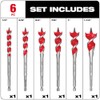 Milwaukee 48-13-0600 Speed Feed Wood Bit 6-1/2" Set - 6