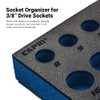Capri Tools Mechanic's Tray for 3/8 in. Drive Sockets, Metric