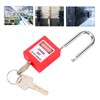 38mm Lockout Lock,Insulation Safety Engineering Loto Padlock for Machinery Manufacturing
