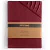 DecoKing Fitted Sheet Small Double Cotton Jersey Boxspring, Amber Collection,