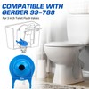 Gerber Toilet Flapper Replacement, 2 Pack 3 inch Toilet Stopper
