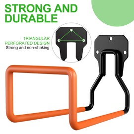 socdeer Metal Garden Hose Holder - Heavy Duty Hanger Wall Mount with 4 Screw, Water Hose Reel, Hose Rack, Hose Hook, Expandable Hose, Water Hose, Extension Hose ((2 PCS))