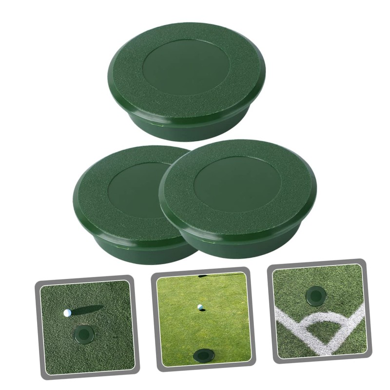 Mipcase 3pcs Golf Putting Cup Cover Golf Hole Training Accessories