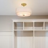 XiNBEi Lighting 3 Light Semi Flush Mount Light, Close to