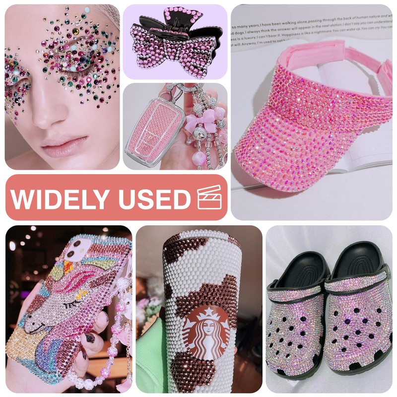 Bedazzling Kit 42000Pcs 26 Colors 3mm Resin Jelly Rhinestones -