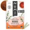 Numi Organic Rooibos Tea, 18 Herbal Tea Bags, Microplastic Free,