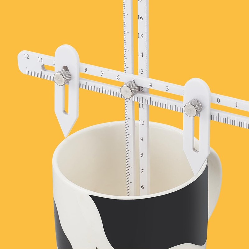 WEBEEDY Pottery Throwing Gauge Set for Measuring Height and Width,