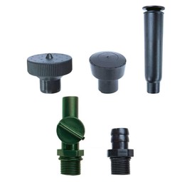 Blagdon 1017763 Fountain Accessory Kit, Fits Minipond 700, 900 & 1600 Models, Inpond 5-in-1 2000 Model, Includes 3 Fountain Heads, Connector and Flow Control Valve, Black/green