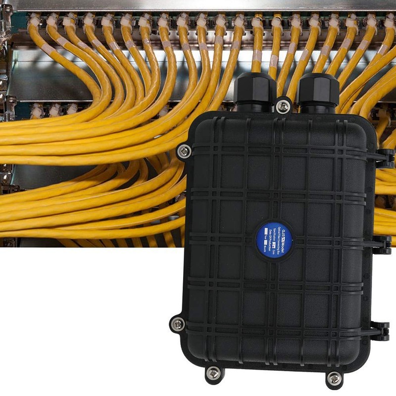 Fiber Termination Box, 1 in 1 Out Horizontal Fiber Optic