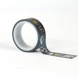 Echo Park Paper Company Decorative Animal Alphabet washi tape, green, navy, blue, yellow, red, pink