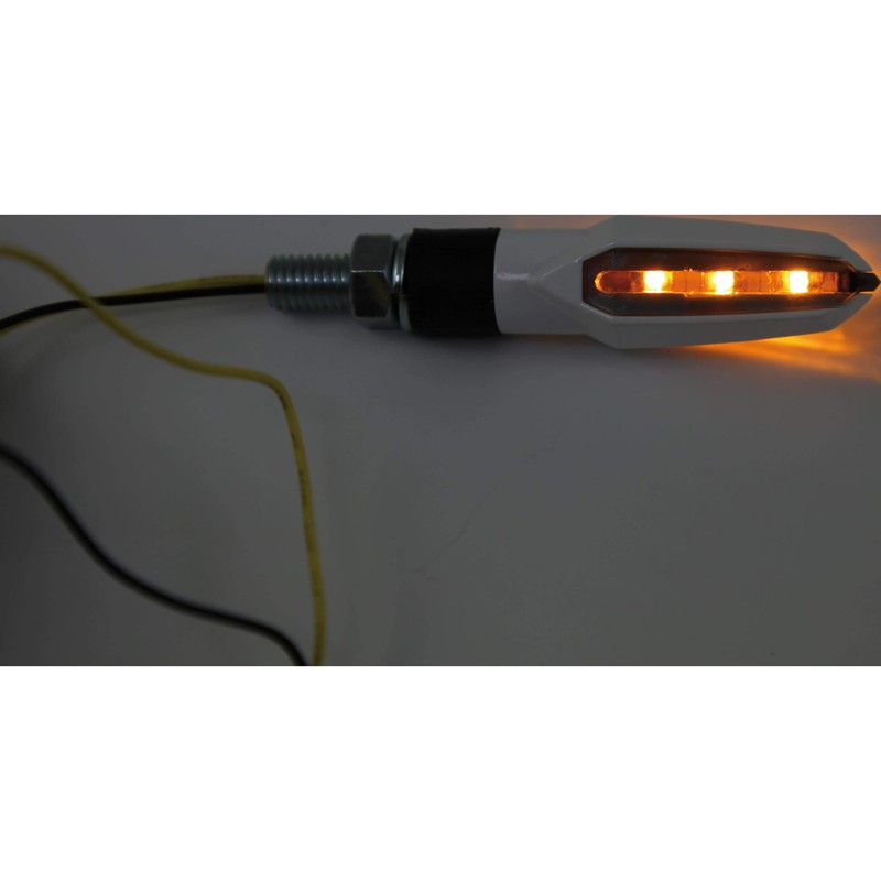 SHIN YO 203-058 LED indicator MULTIFACE, white housing, smoke lens,