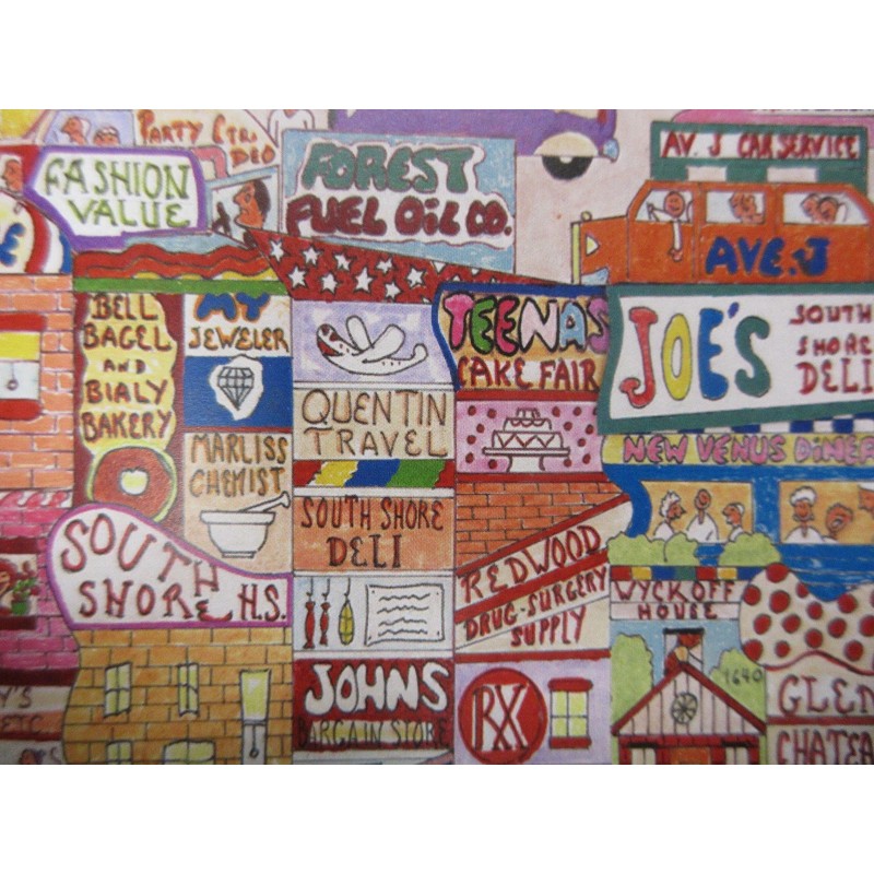 CANARSIE, BROOKLYN by AL SCHREIBER HAND SIGNED & NUMBERED-FRAME