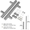 Ranbo Gray 8" (CTC) Back to Back Shower Door Handle,