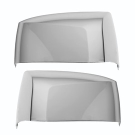 Hood Mirror Cover for VOLVO VNL, Right/Passenger & Left/Driver Side Pair Set Truck Chrome Mirror Cover SEPEY for VOLVO VNL2004-2017