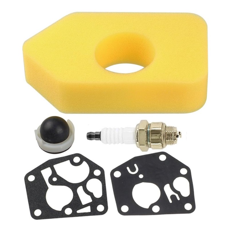 Hoypeyfiy Lawn Mower Carburetor Diaphragm Kit Gasket Air Filter Primer