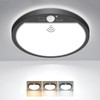 Slochi Motion Sensor Ceiling Light Wired, 3000K/4000K/6500K Selectable LED Flush