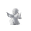 Angel Small White Matt Angel with Butterfly