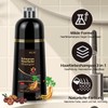 Hair Dye Shampoo - 500 ml Black Hair Dye, Black
